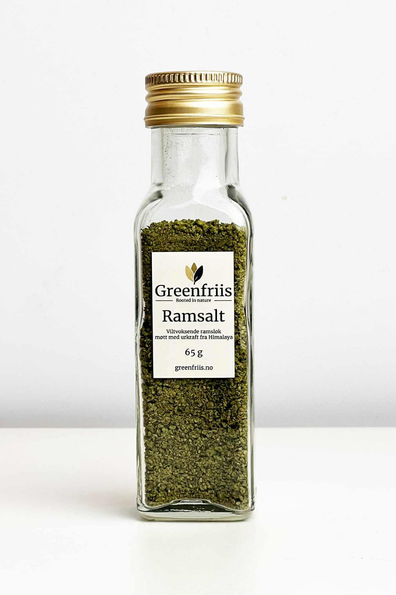 Greenfriis Ramsalt – håndlaget urtesalt med ramsløk og himalayasalt